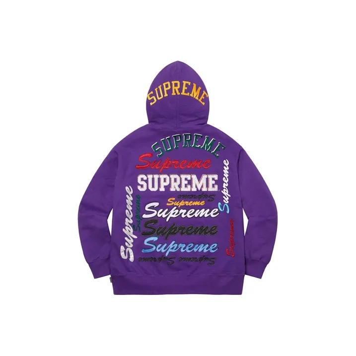 Supreme Multi Logo Hooded Sweatshirt-4