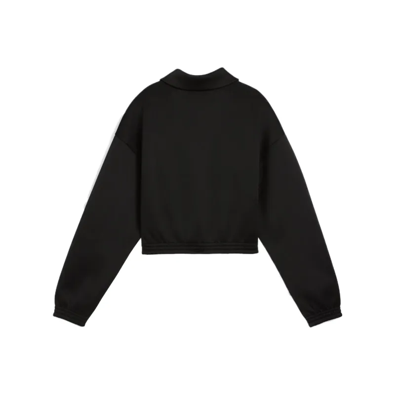 PUMA Women's Relaxed Crop Track Jacket-1