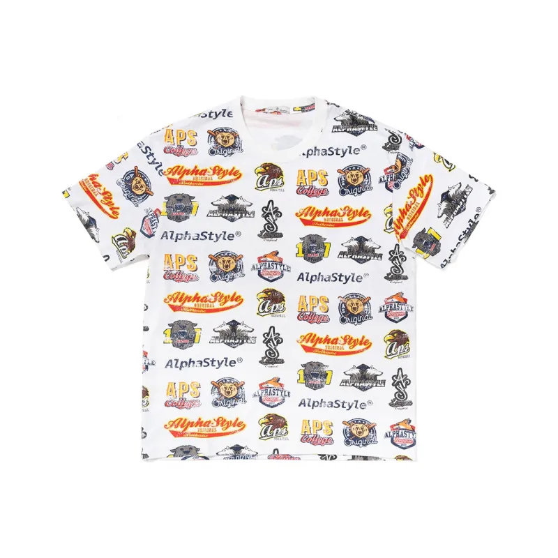 AlphaStyle T Shirts Unisex White-0