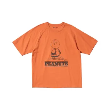 UNIQLO X PEANUTS Co branded Series T Shirt Unisex Orange Yellow