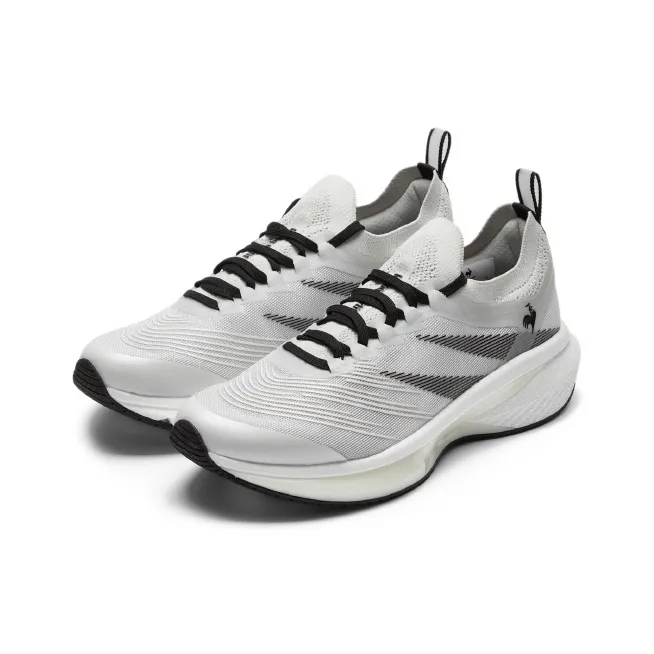 Le Coq Sportif Cushioning And Breathable Low Top Running Shoes Unisex Light Gray-1