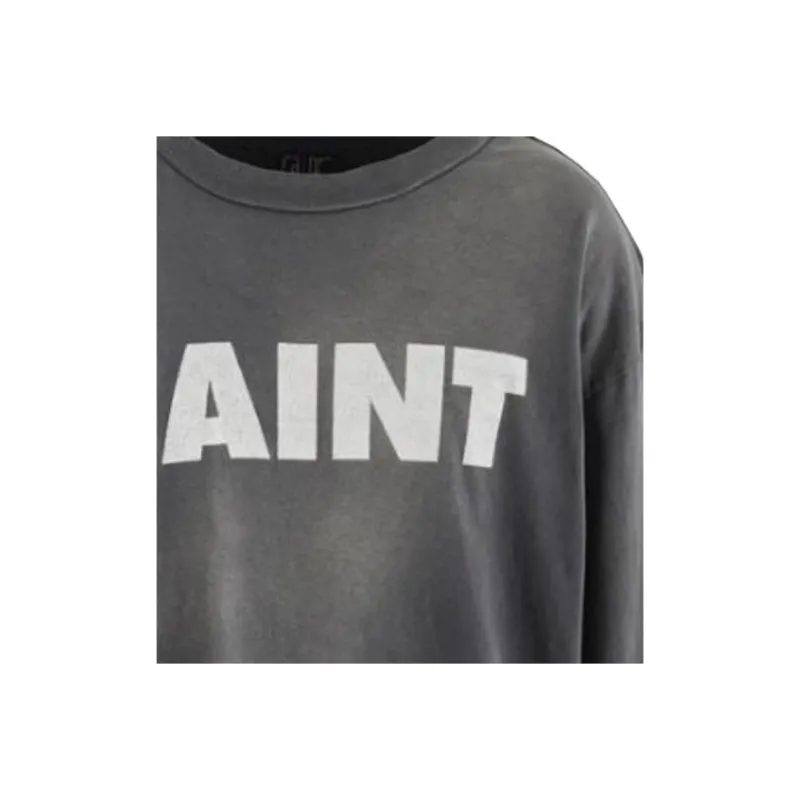 SAINT Mxxxxxx Logo print Sweatshirt-2
