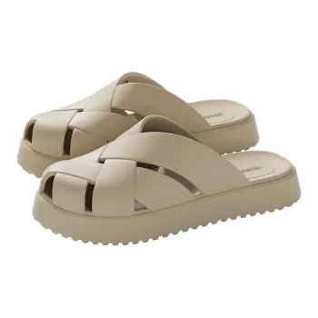 Warm Edge Unisex Slippers For Home Indoor Summer Minimalist Style Vintage Comfortable Closed Toe Slippers