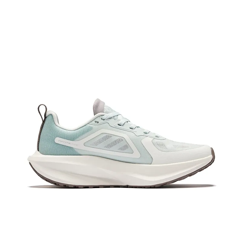 Erke Cushioning Rebound Low Top City Commute Running Shoes Women's Snowflake Cream Azure-1