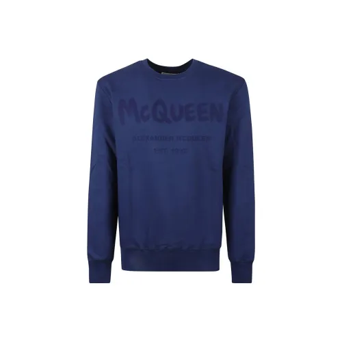 Alexander McQueen Logo Printed Crewneck Sweatshirt