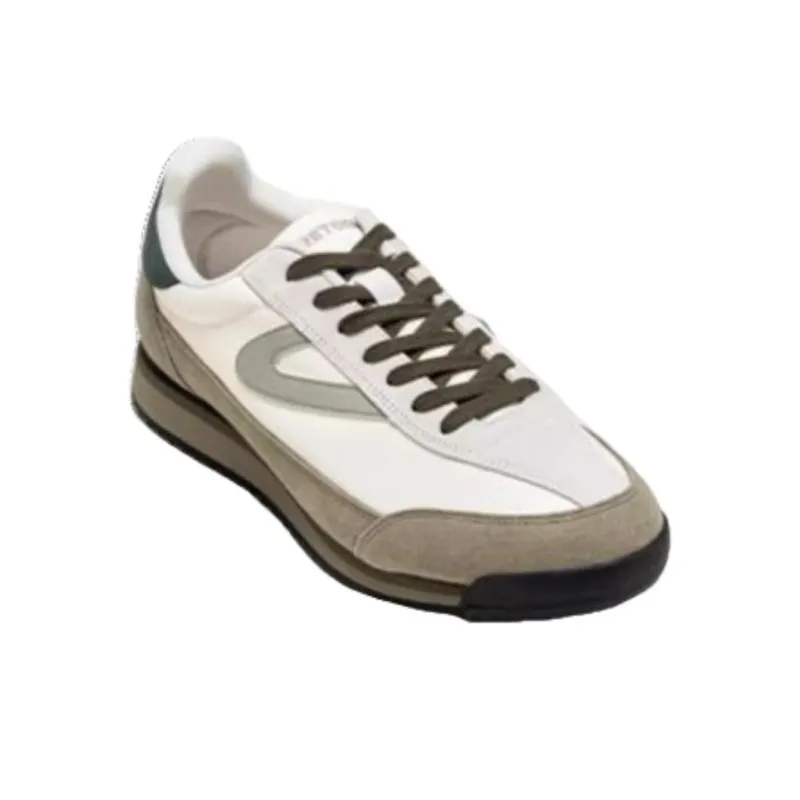 TRETORN Rawlins Low-Top Casual Shoes Unisex White Brown Green-1