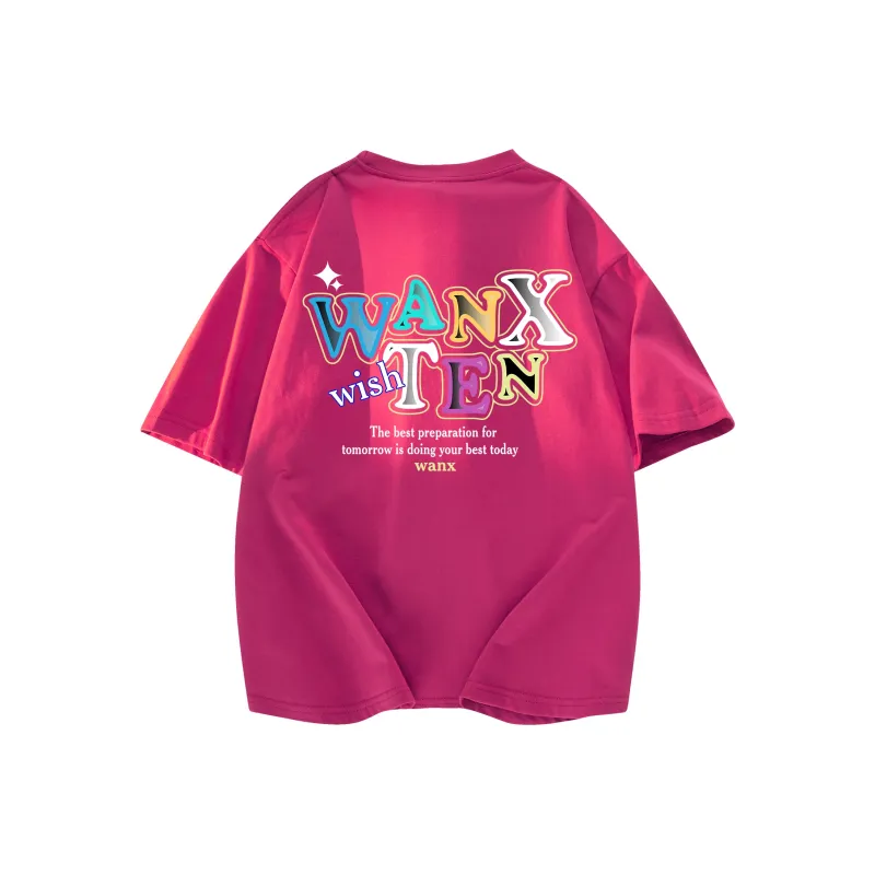 WANX Short Sleeved T Shirts Unisex-15