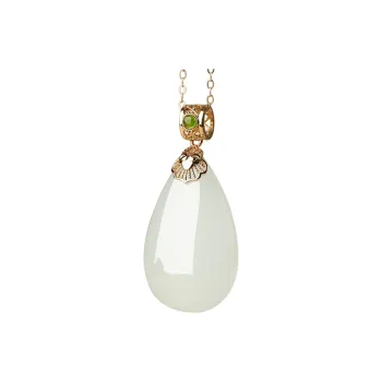 Treasure Necklaces White Jade Women's