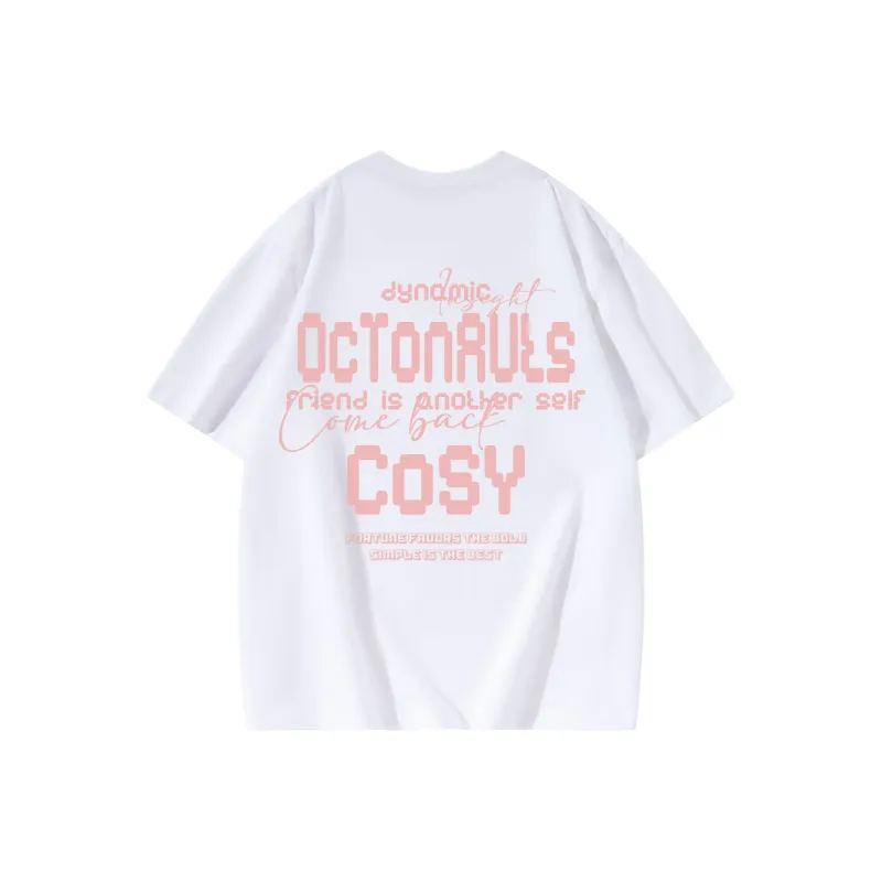 Small Columns Under The Sea T-Shirt Unisex White-0