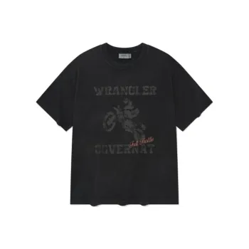 COVERNAT x WRANGLER Collaboration FW24 T Shirt Men's Black