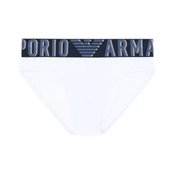 EMPORIO ARMANI Asv Megalogo Organic Cotton Briefs