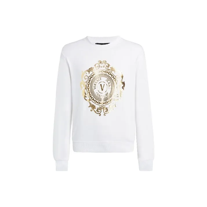 VERSACE JEANS COUTURE Sweatshirts Men White-0