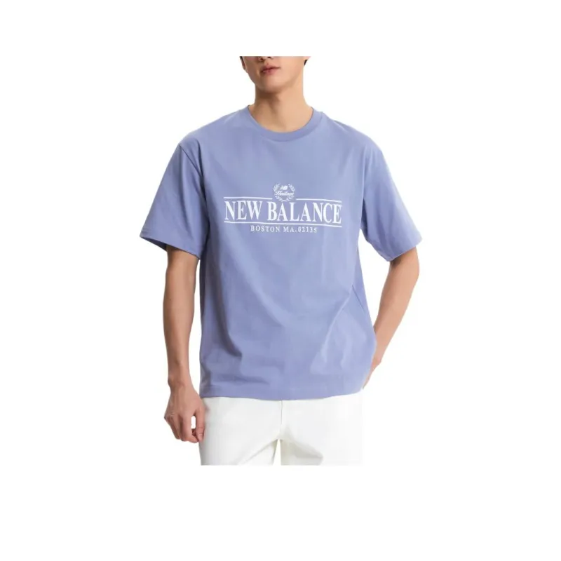 New Balance T Shirt Men's Light Purple-0