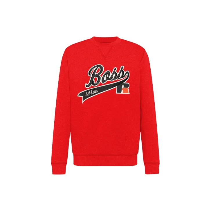 HUGO BOSS Sweatshirts Men Orange-0