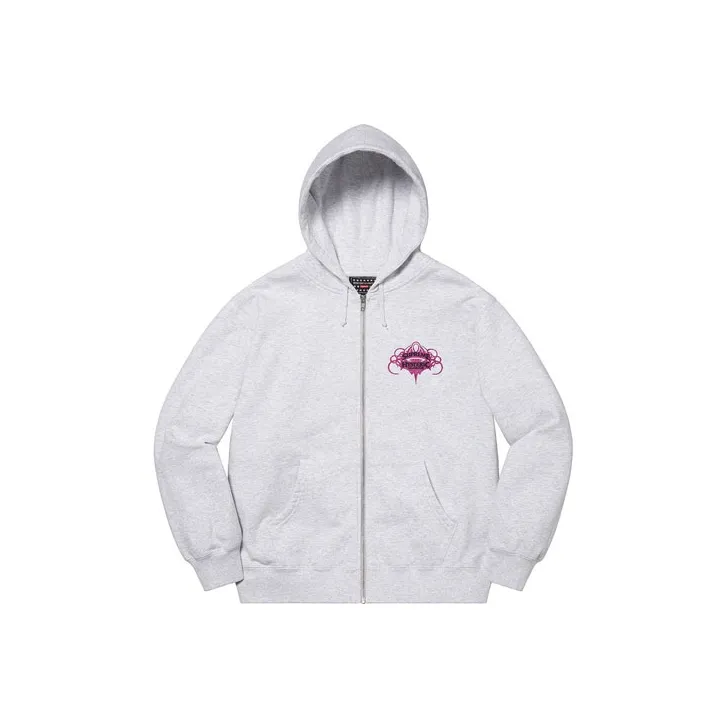 Supreme X Hysteric Glamour Zip Up Hooded Sweatshirt-5