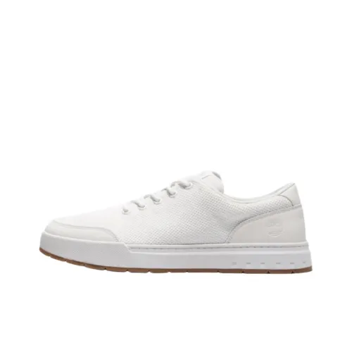 Timberland Maple Grove Anti Slip Wear Resistant Low Top Skateboard Shoes Men's White