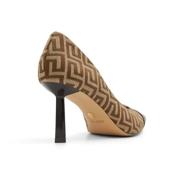 ALDO Slim Heel High Heels Women's Mixed Brown-2