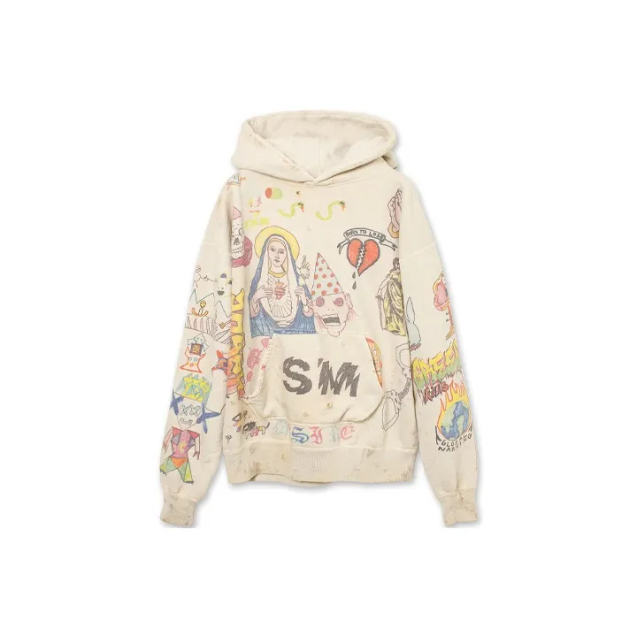Saint Michael Graffiti Hoodie-0