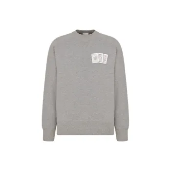 DIOR x KENNY SCHARF FW21 Sweatshirt Men's Gray