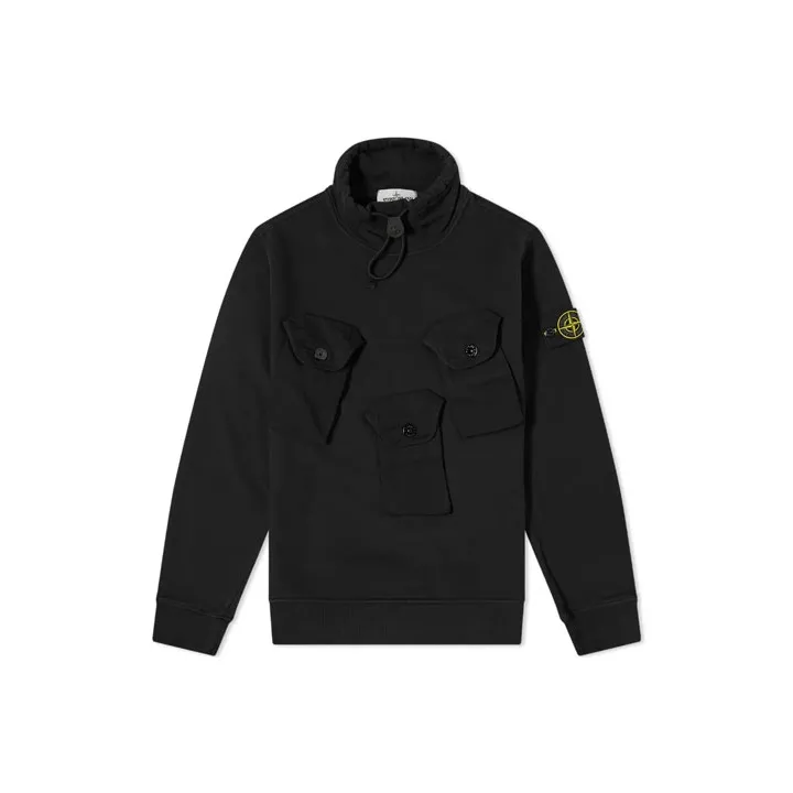 STONE ISLAND Sweatshirt Men's Black-0