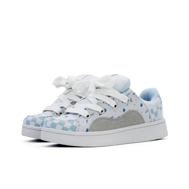 UNIITY Skateboard Shoes Women's Low Top Blueberry-3