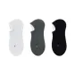 [3 Pack 99% ]White+Dark Gray+Black