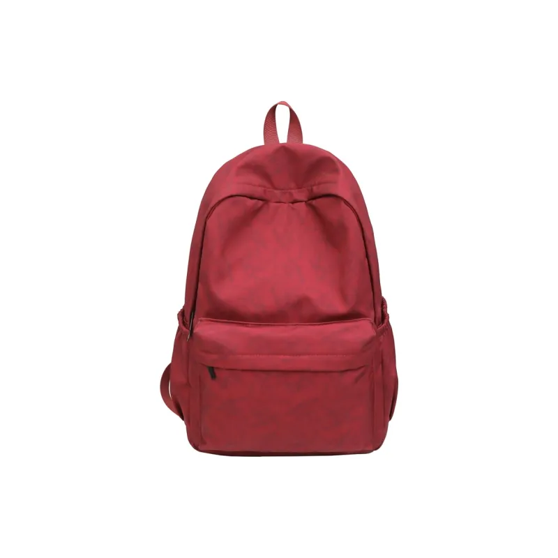 GOBLIN SHARKS 1759 Nylon Backpack Large Size Unisex White/Black/Green/Red-13