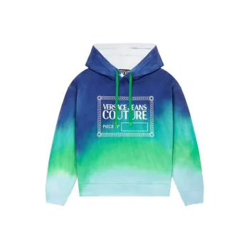 VERSACE JEANS COUTURE Sweatshirts Men Turquoise