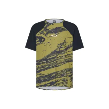 Oakley T Shirt Unisex Binary Swirl Green