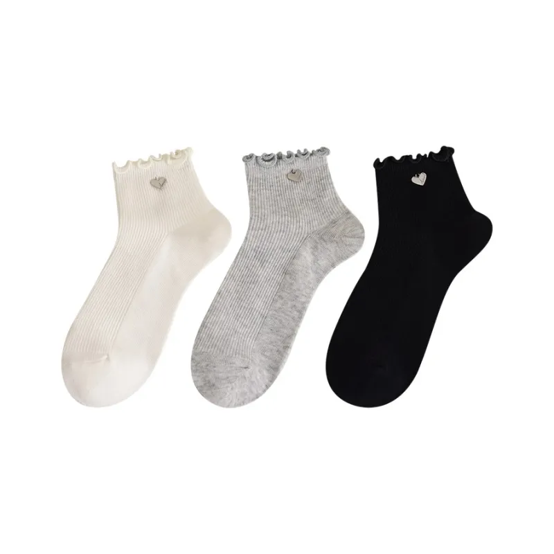 7 SEVFUN Mid Calf Socks Women's 3 Pack-12