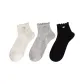 [3 Pack]Black/White/Gray