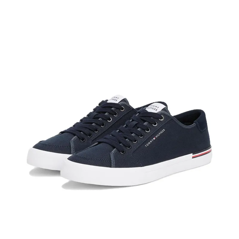 Tommy Hilfiger Low Top Skateboard Shoes Men's Blue-1