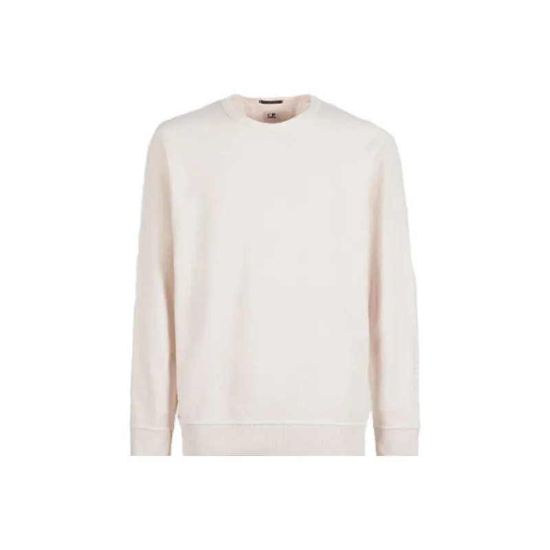 C.P. Company Cotton Fleece Resist Dyed Sleeve Logo Sweatshirt-0