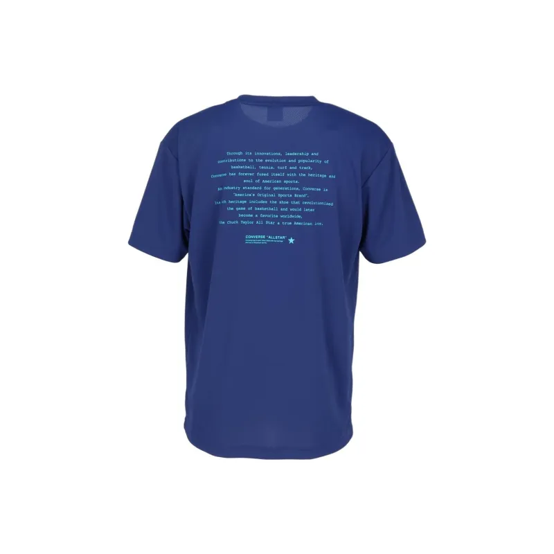 Converse All Star SS25 T Shirt Unisex Blue-1