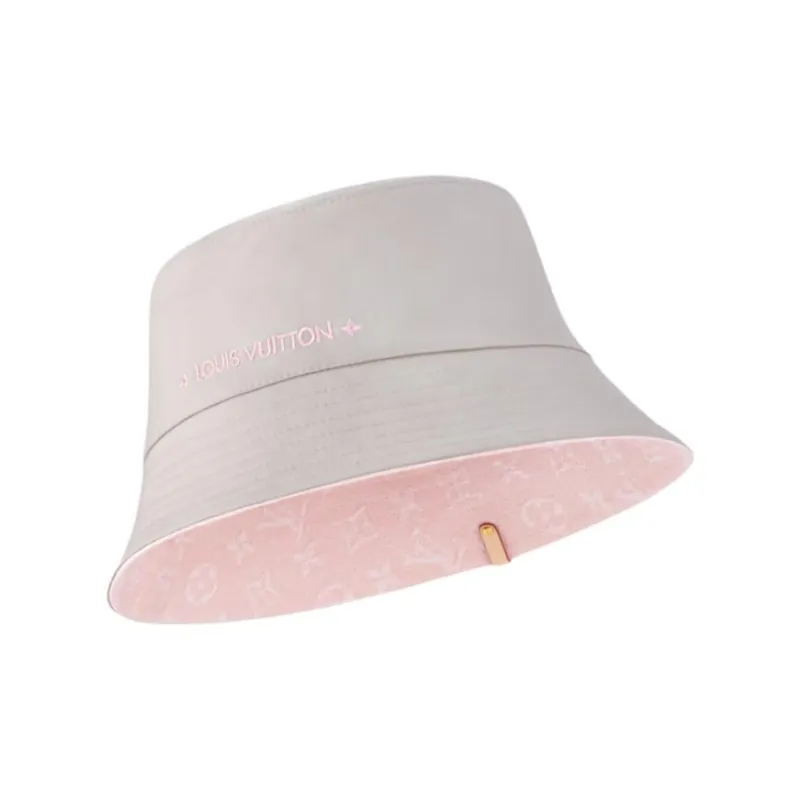 LOUIS VUITTON Cotton Bucket Hats Women's Pink-2