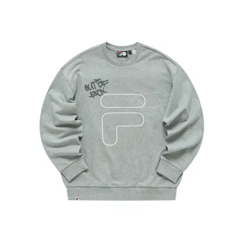 FILA FUSION TOKYO STUDIO Sweatshirt Unisex Cloud Gray Heather Gray