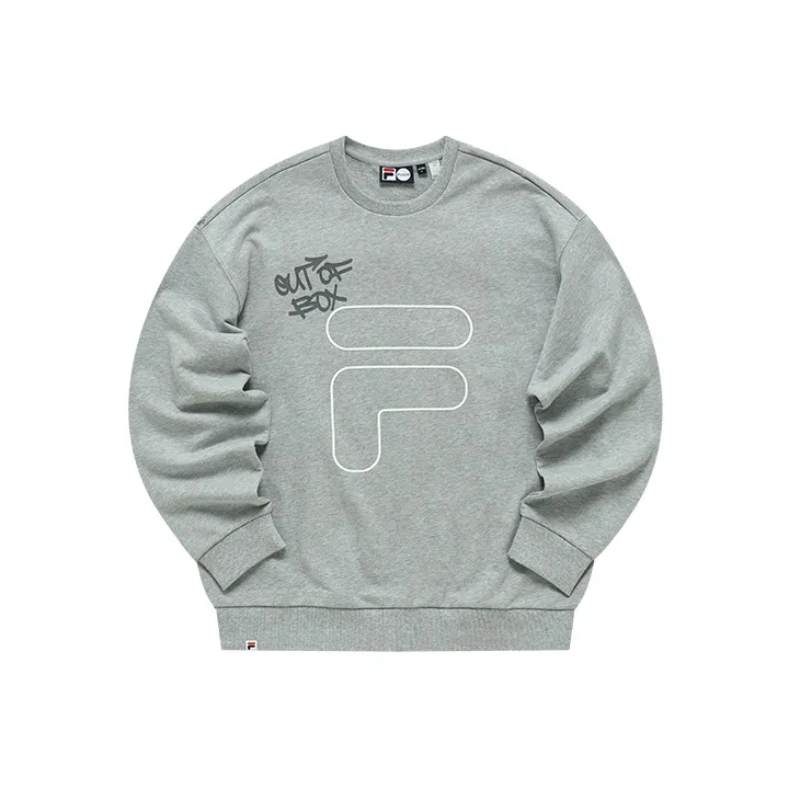 FILA FUSION TOKYO STUDIO Sweatshirt Unisex Cloud Gray Heather Gray-0