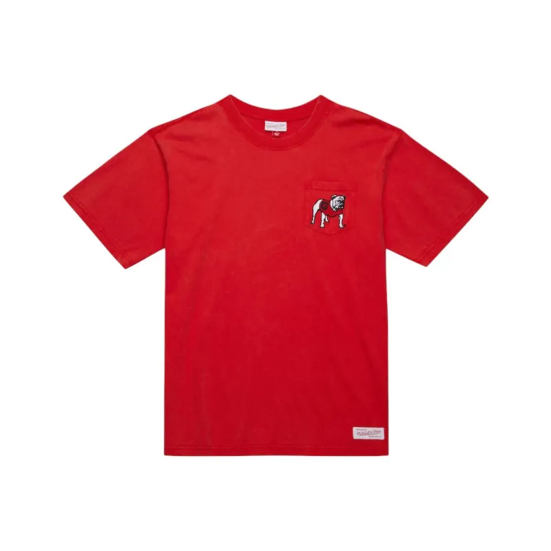Mitchell & Ness x NCAA T Shirt Men's Red-0