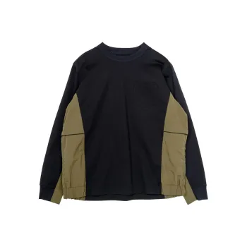 Sacai Jersey texture Sweatshirt