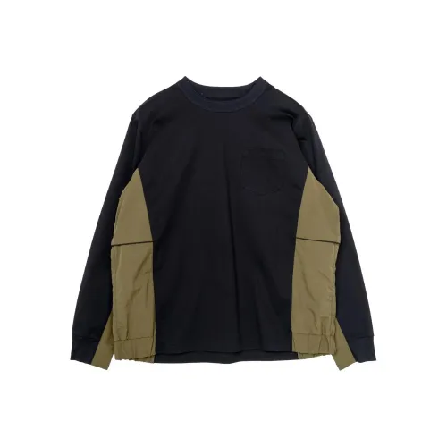 Sacai Jersey texture Sweatshirt