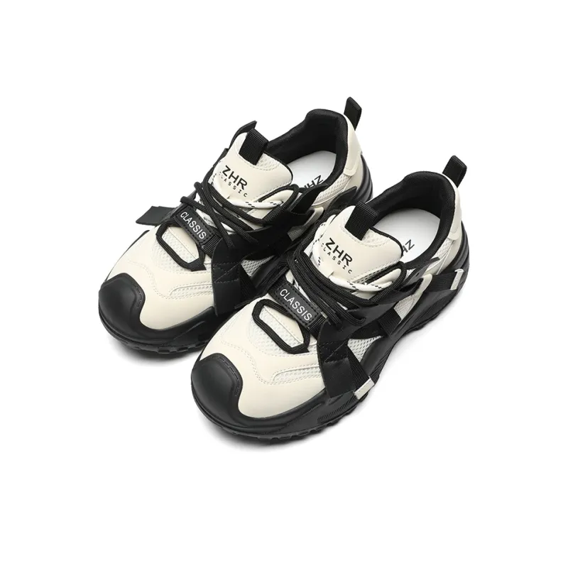 ZHR Ugly Cute Shoes Slip Resistant Low Top Chunky Sneakers Women's-7