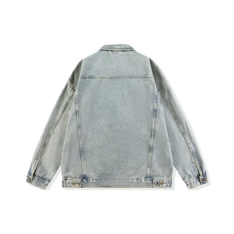 BENDL'S Denim Jacket, Spring And Fall Unisex-14