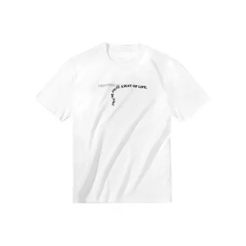 Mr.Bu T Shirts Men Moon White
