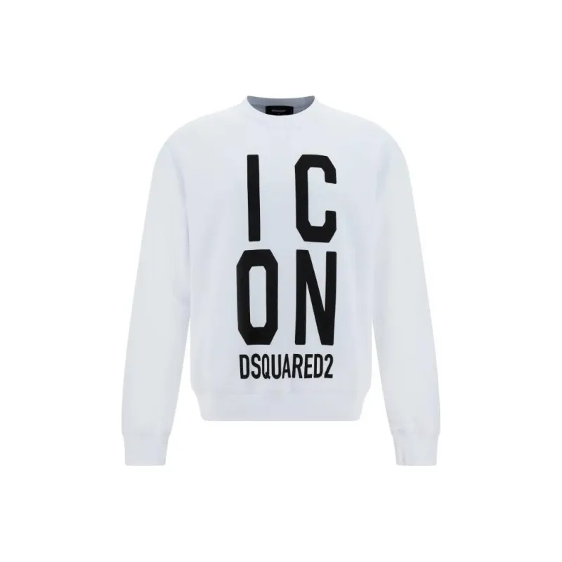 DSQUARED 2 Icon Logo Printed Crrewneck Sweatshirt-0