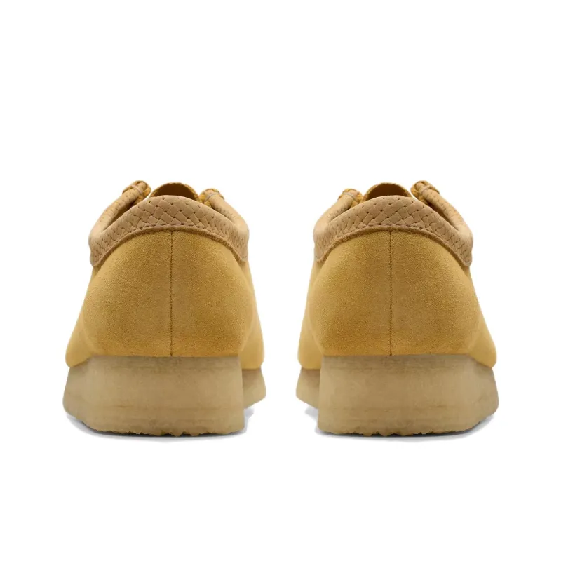 Clarks Wallabee Casual Single Shoes Women's Gold-4