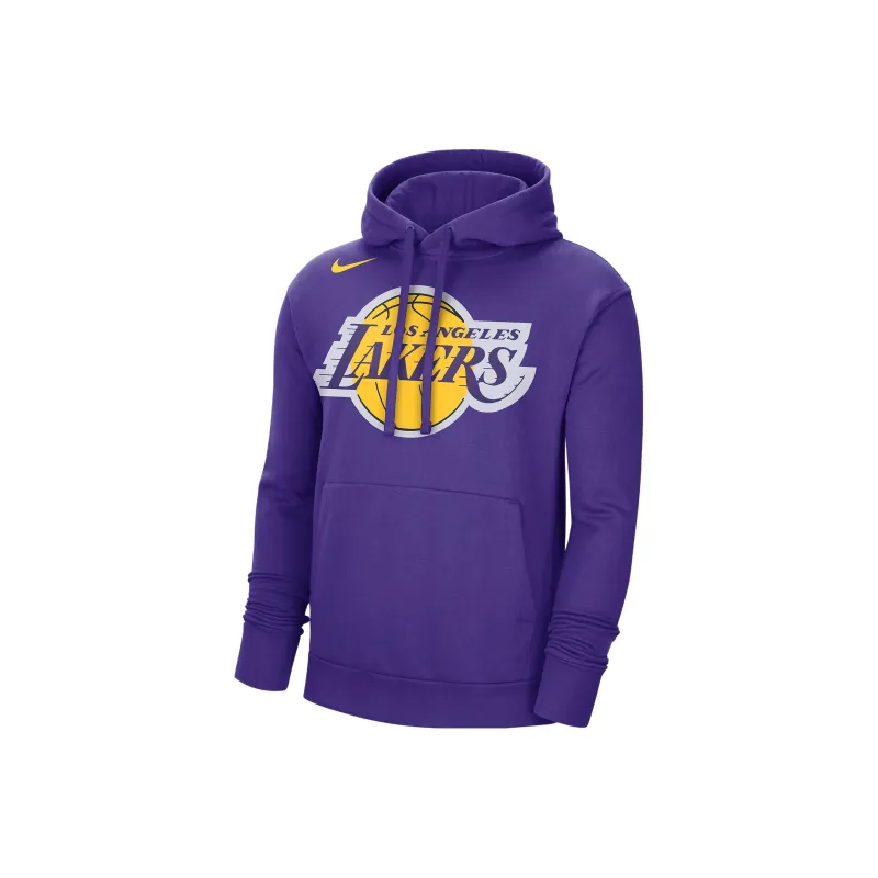 Nike Nba Los Angeles Lakers Fleece Pullover Hoodie-0