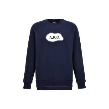 A.P.C Logo-Printed Crewneck Sweatshirt