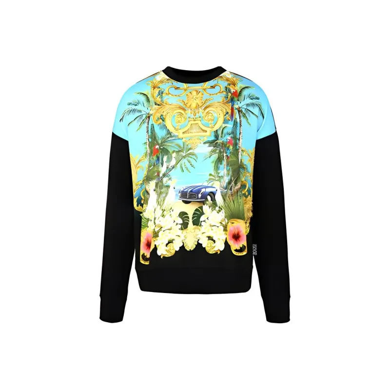 VERSACE JEANS COUTURE Sweatshirts Men Black-0