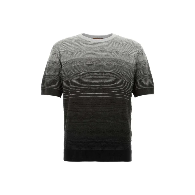 MISSONI Striped Knitted T Shirt-0
