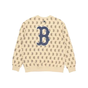 MLB Sweatshirts Unisex Beige